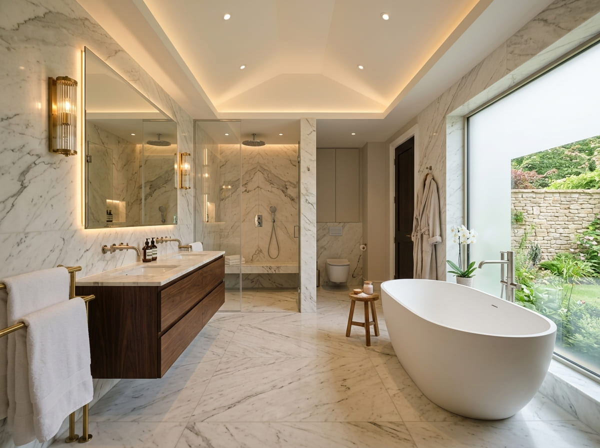 Custom Bathroom Renovation in Plum